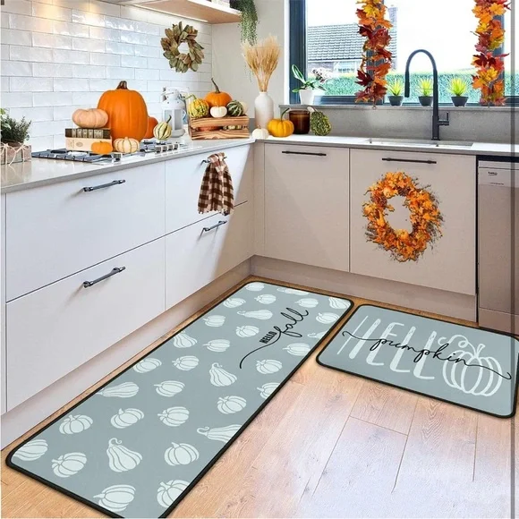 Fall Pumpkin Mat Set - Picture 8 of 8